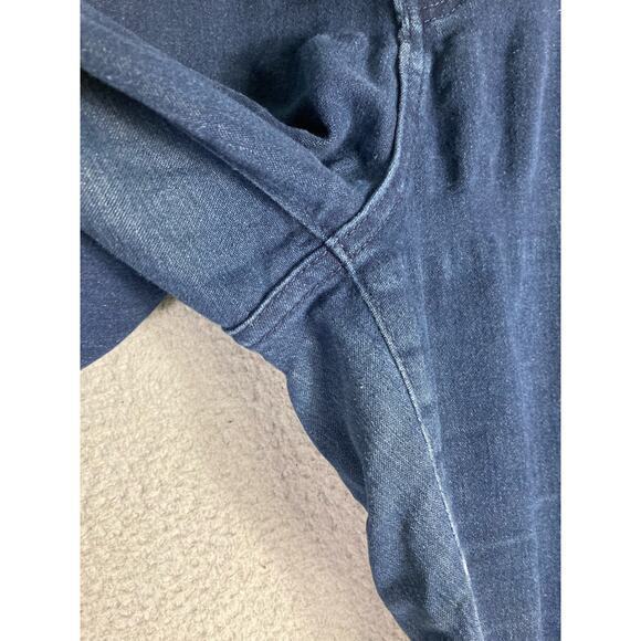 Women's High Rise Blue Jeans Size 14 Medium Wash Clothing - Picture 7 of 10